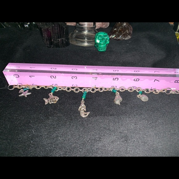 Ocean charm bracelet mermaid starfish sea shell - Picture 4 of 6